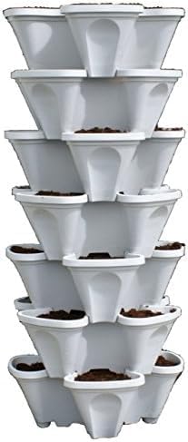 Large Stackable Vertical Planters – Meridian